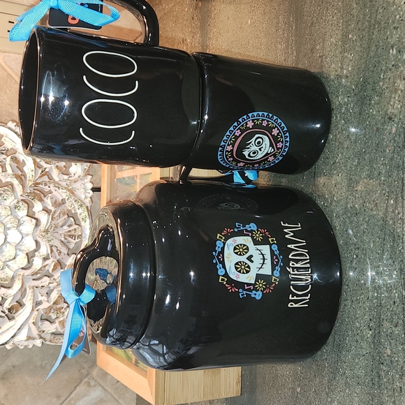 Rae Dunn Disney Pixar Coco Bundle of 3 "Recuérdame".. "NEW" - Picture 2 of 4